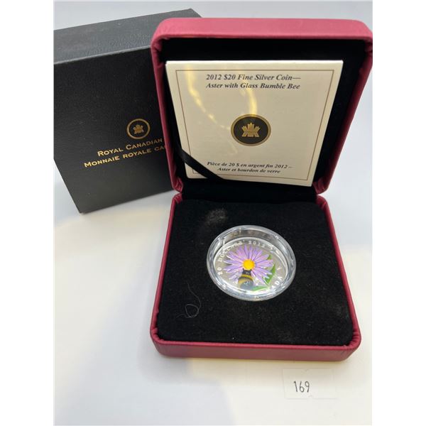 2012 $20 Fine Silver Bumble Bee Coin