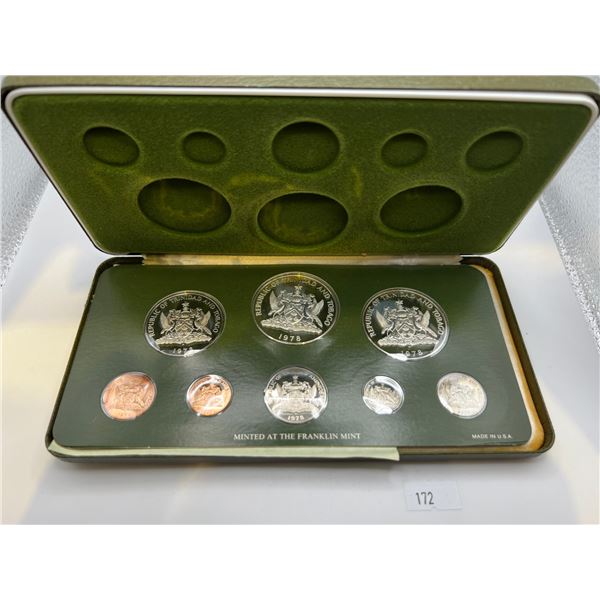 1978 Trinidad & Tobago 8 Coin Proof Set