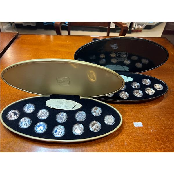 1999 & 2000 Canadian Quarter Sets