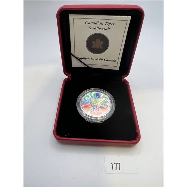 2004 50-Cent Sterling Butterfly Coin