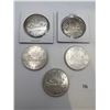 Image 1 : 1965 & 1966 Canada Silver Dollars