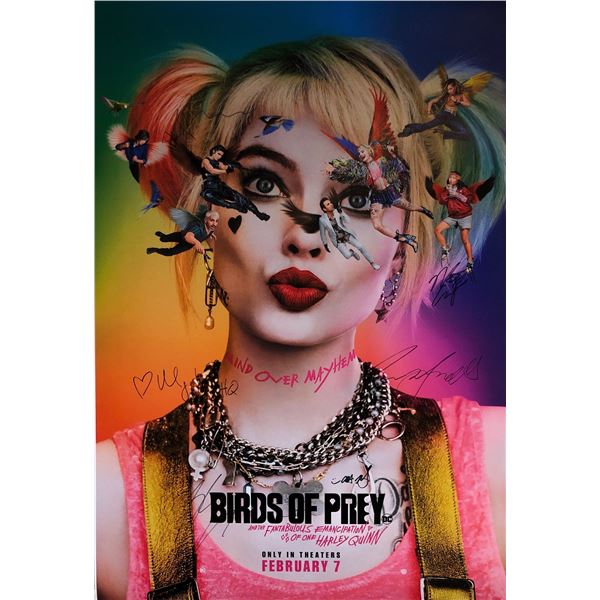 Birds of Prey Margot Robbie Signed Poster