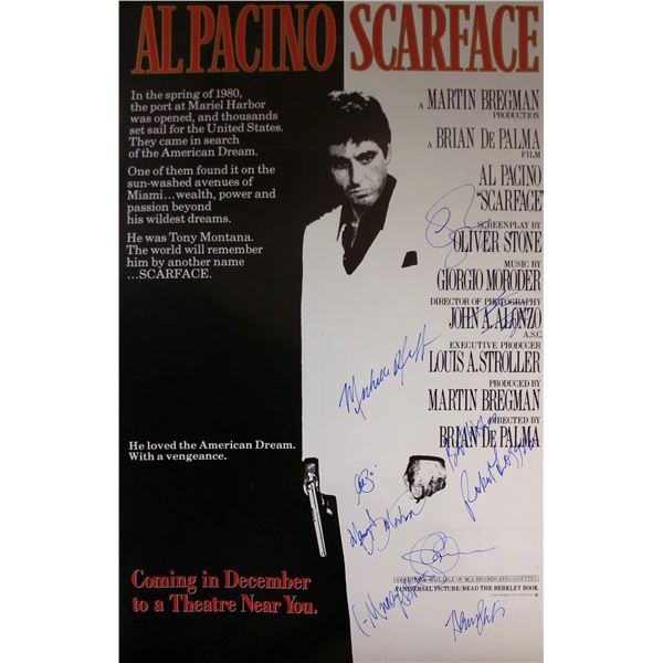 Scarface Al Pacino Signed Poster