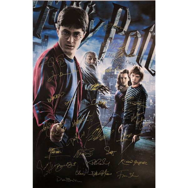 Harry Potter Half Blood Prince Signed Poster