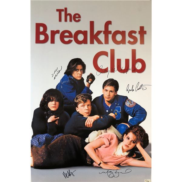 Breakfast Club Molly Ringwald Signed Poster breakfast-club-molly-ringwald-signed-poster