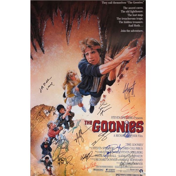 Goonies Sean Astin Signed Poster