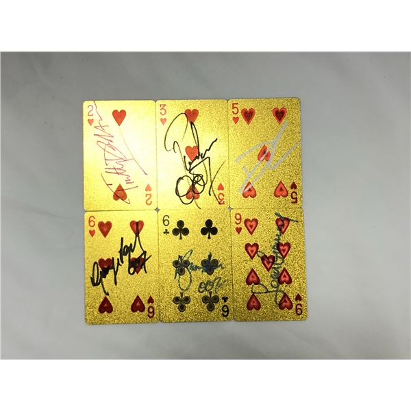 James Bond Set Signd Poker Card