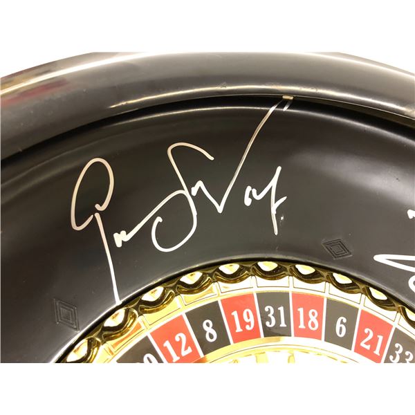 007 James Bond Signd Roulette wheel