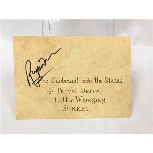 Harry Potter Rupert Grint Signd Letter