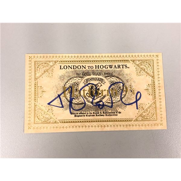 Harry Potter JK Rowling Signed Ttrain Ticket