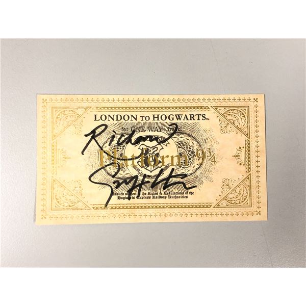 Harry Potter Richard Griffiths Signed Ttrain Ticket