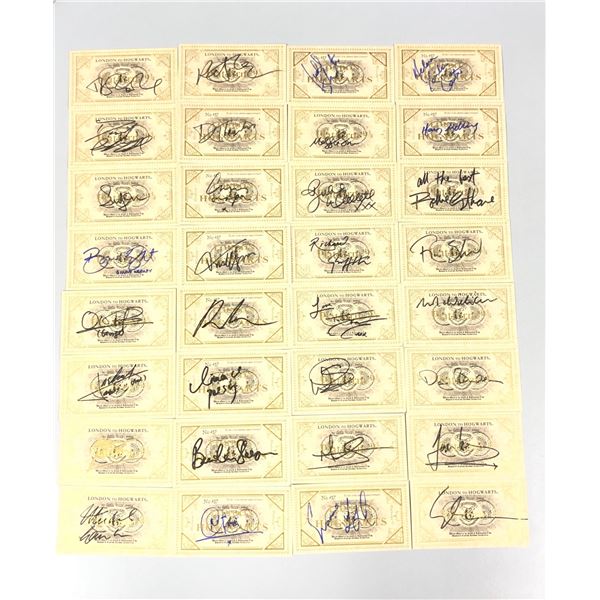Harry Potter Danel Emma Signed Train Ticket Set