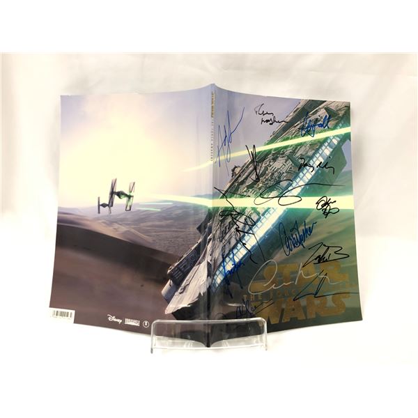 Star Wars Force Awakens Signed Picture Book