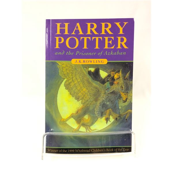 Harry Potter JK Signed Prisoner of Azkaban Book