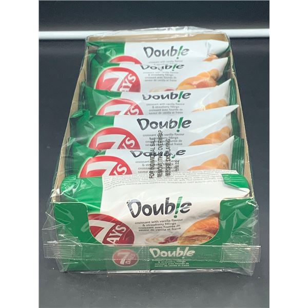 7Days Double Croissant with Vanilla and Strawberry Filling (6 x 75g)