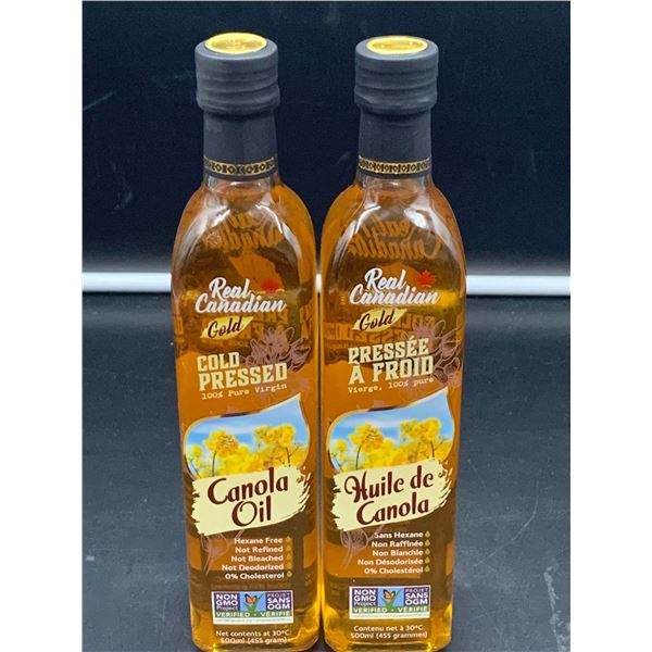Real Canadian Cold Pressed Canola Oil (2 x 500ml)