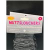 Image 2 : Mutt Slouchers (size M) Rubber-Dipped Dog Slouch Socks