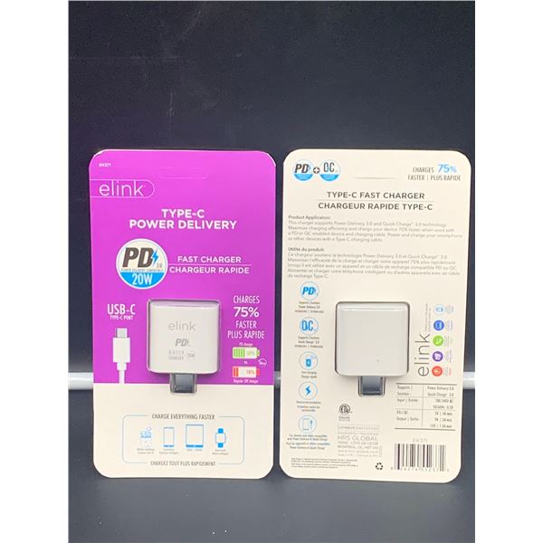 eLink type C Power Delivery (20w x 2)