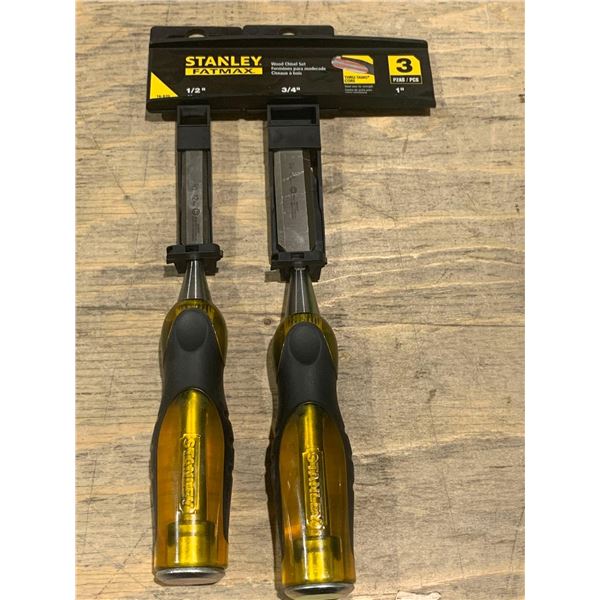 Stanley Fatmax Wood Chisel Set (.5in and .75in)
