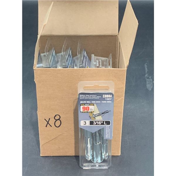 Cobra Hollow Wall Anchors (8 x 30)
