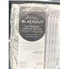 Image 3 : Design Solutions (84in) Total Blackout Quinn Medallion Grommet Top Panel with Thermal Weave Lining