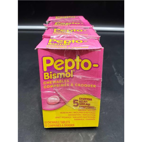 Pepto Bismol Chewable (4 x 12 tabs)