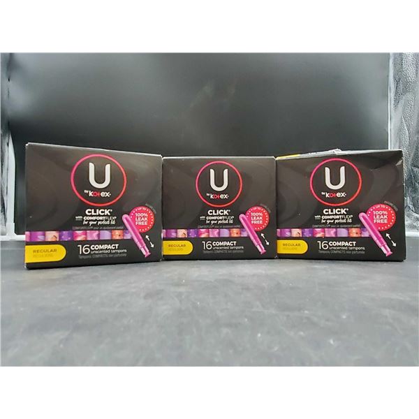 U by Kotex Super Compact Tampons (3 x 16)