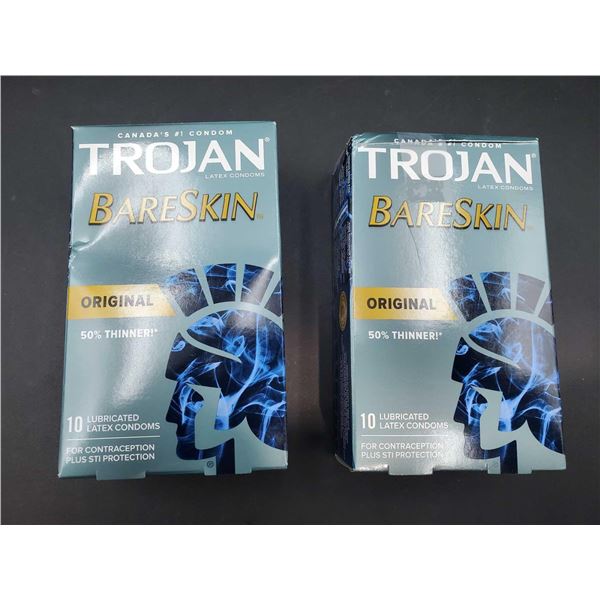 Trojan Bareskin Original Condoms (2 x 10)