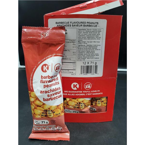 Circle K Barbecue Flavoured Peanuts (12 x 71g)