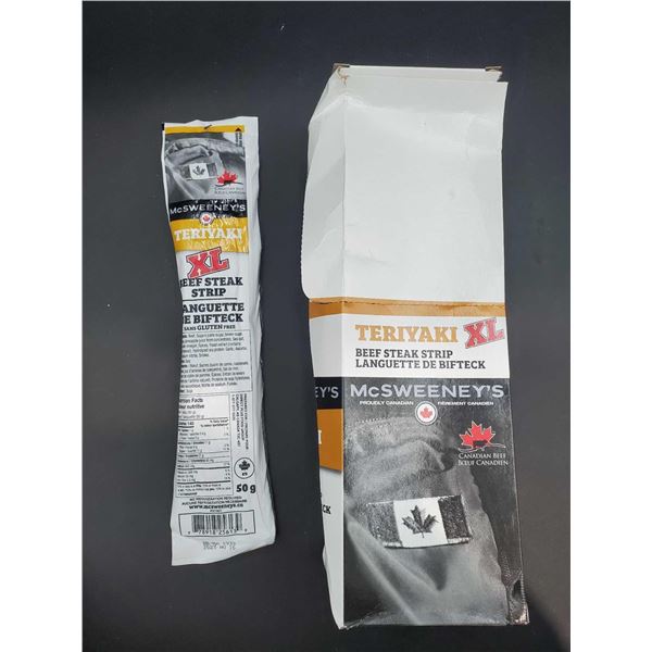 Teriyaki XL McSweeney's Beef Steak Strip (12 x 50g)