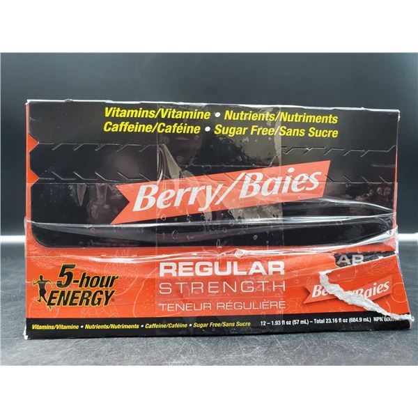 5-Hour Energy Regular Strength -Berry (12 x 57ml)