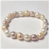 Image 1 : Fresh Water Pearl Flexible Bracelet (~Size )(Ring is resizable for $40) (~length inches), Suggested 
