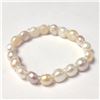 Image 2 : Fresh Water Pearl Flexible Bracelet (~Size )(Ring is resizable for $40) (~length inches), Suggested 