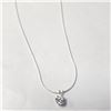Image 2 : Silver Cz 16" Necklace (~Size )(Ring is resizable for $40) (~length inches), Suggested Retail Value 