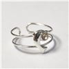 Image 2 : Silver Cz Ring (~Size )(Ring is resizable for $40) (~length inches), Suggested Retail Value $30