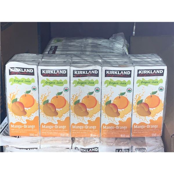 Kirkland Mango Orange Juice boxes Case Lot 40 x 200ML