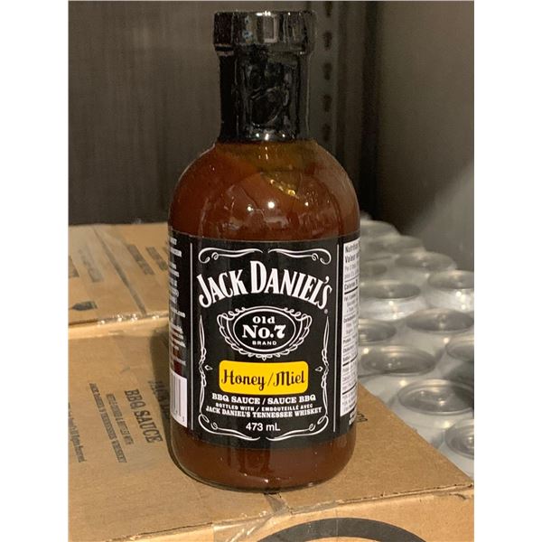 Old Number 7 Jack Daniels Honey BBQ Sauce Case Lot 6 x 473ml