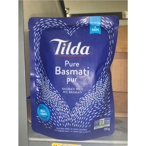 Tilda Pure Basmati Rice Case Lot 6 x 250g