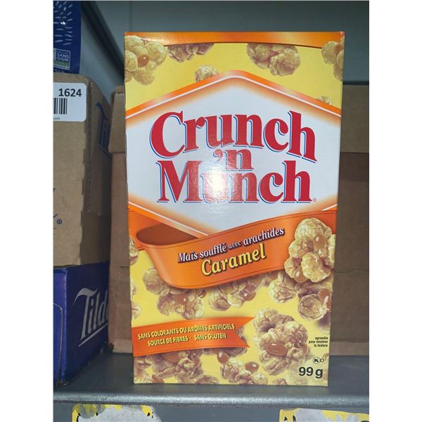 Crunch 'n Munch Caramel Case lot 12 x99gr