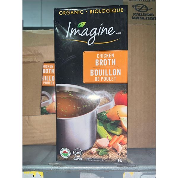 Imagine Organic Chicken Broth Case Lot 12 x 1L