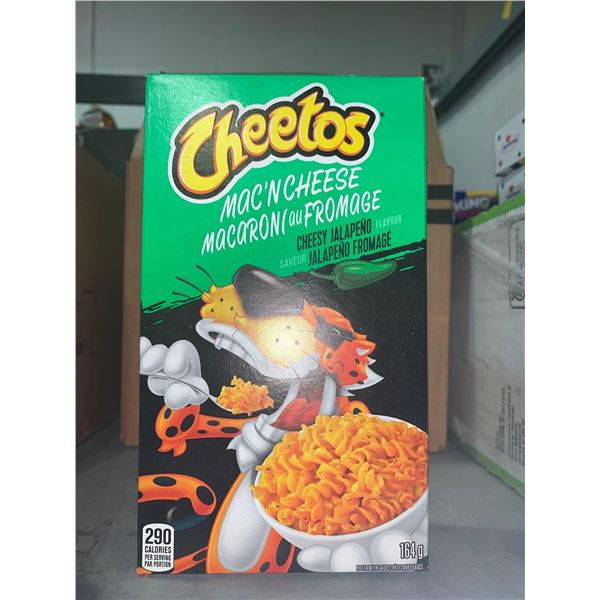 Cheetos Mac 'n Cheese Cheesy Jalapeno Flavor Case Lot 12 x 164g