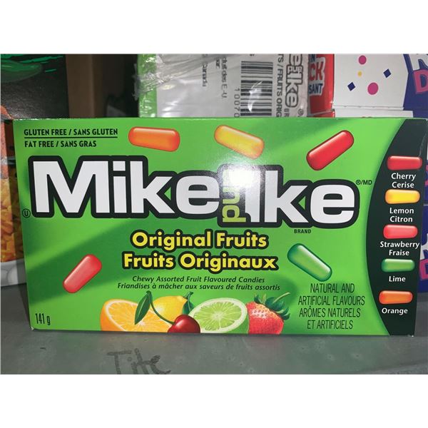 Mike plus Ike Original fruits Gluten Free Case Lot 12 x 141g