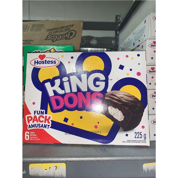 Hostess King Dons Cakes Case Lot 6 x 225g