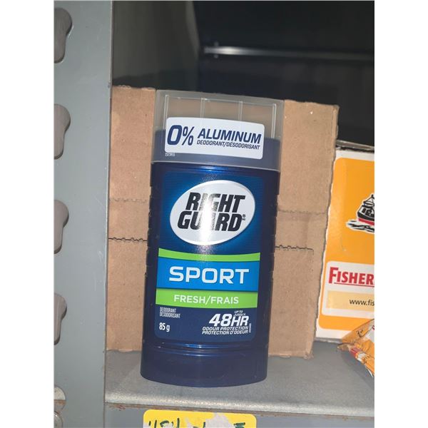 Right Guard Sport Fresh Deodorant Case Lot 12 x 85g