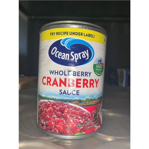 Ocean Spray Whole Cranberry Sauce Case Lot 24 x 348ml