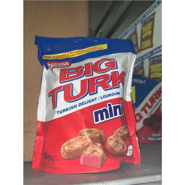 Big Turk Mini Turkish delight Case Lot 12 x 180g