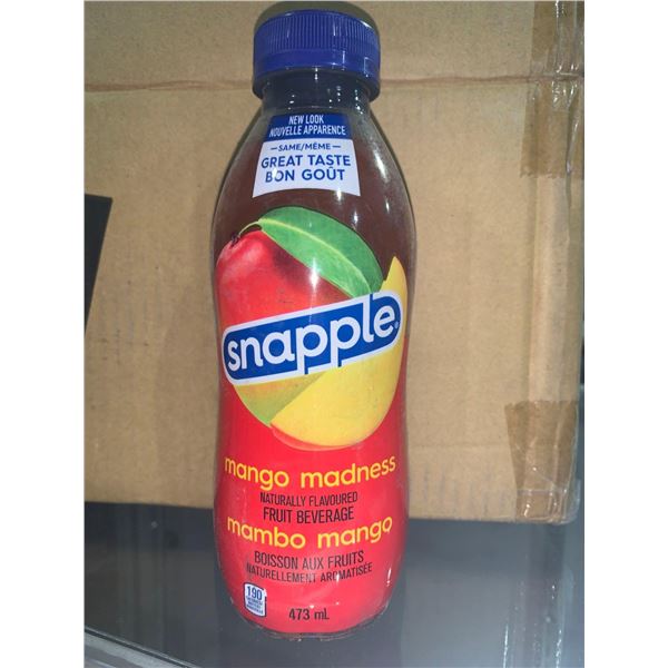 Snapple mango madness Fruit beverage Case Lot 12 x 473ml