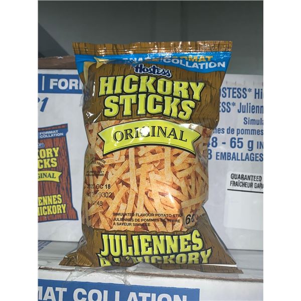 Hostess Hickory Sticks Original Snack Size Case lot 48 x 65g
