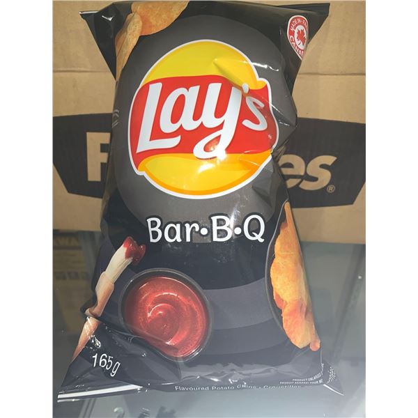 Frito Lay Lays Bar B Q Chips Case Lot 18 x 165g