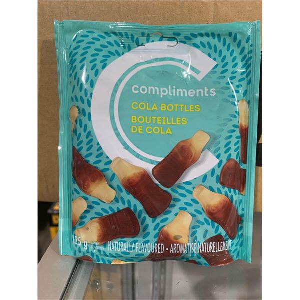 Compliments Cola Bottles Candy Case Lot 12 x 125g